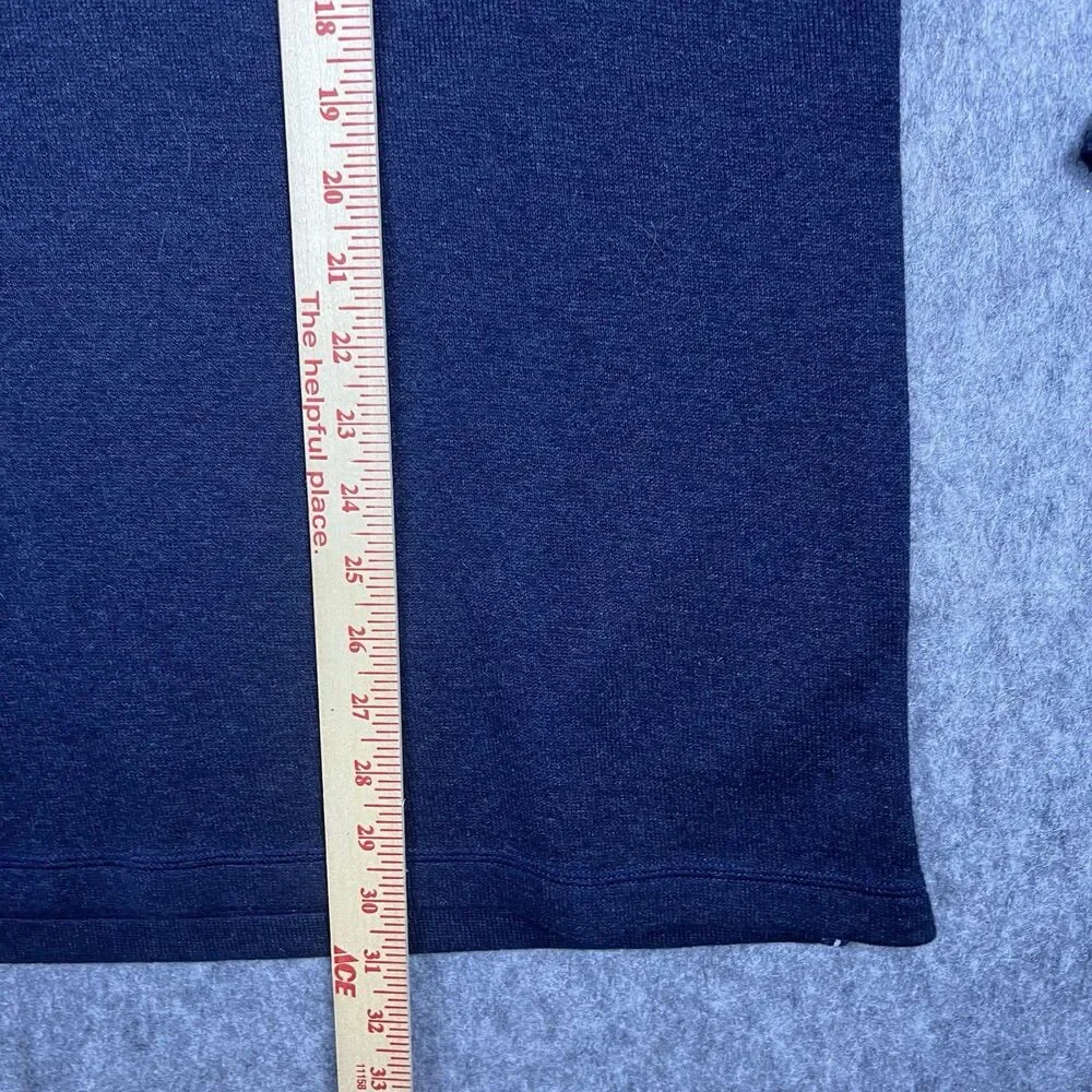 Banana Republic Men's Knit Sweater Crewneck Long Sleeve Blue 100% Cotton Size XL